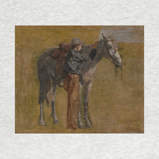 Cowboy - Study for Cowboys in the Badlands by Thomas Eakins by Classic Art Stall
